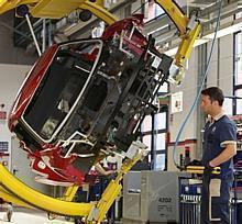 Alfa Romeo 4C in der Produktion in Modena